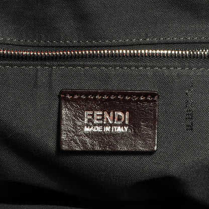 Fendi Vitello Small Clasp Top Hobo Bag Red 8 of 10