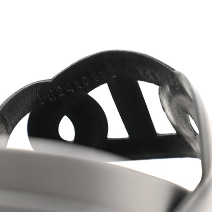 Hermes Nappa Extra Sandals 36.5 Black Mordore 9 of 11