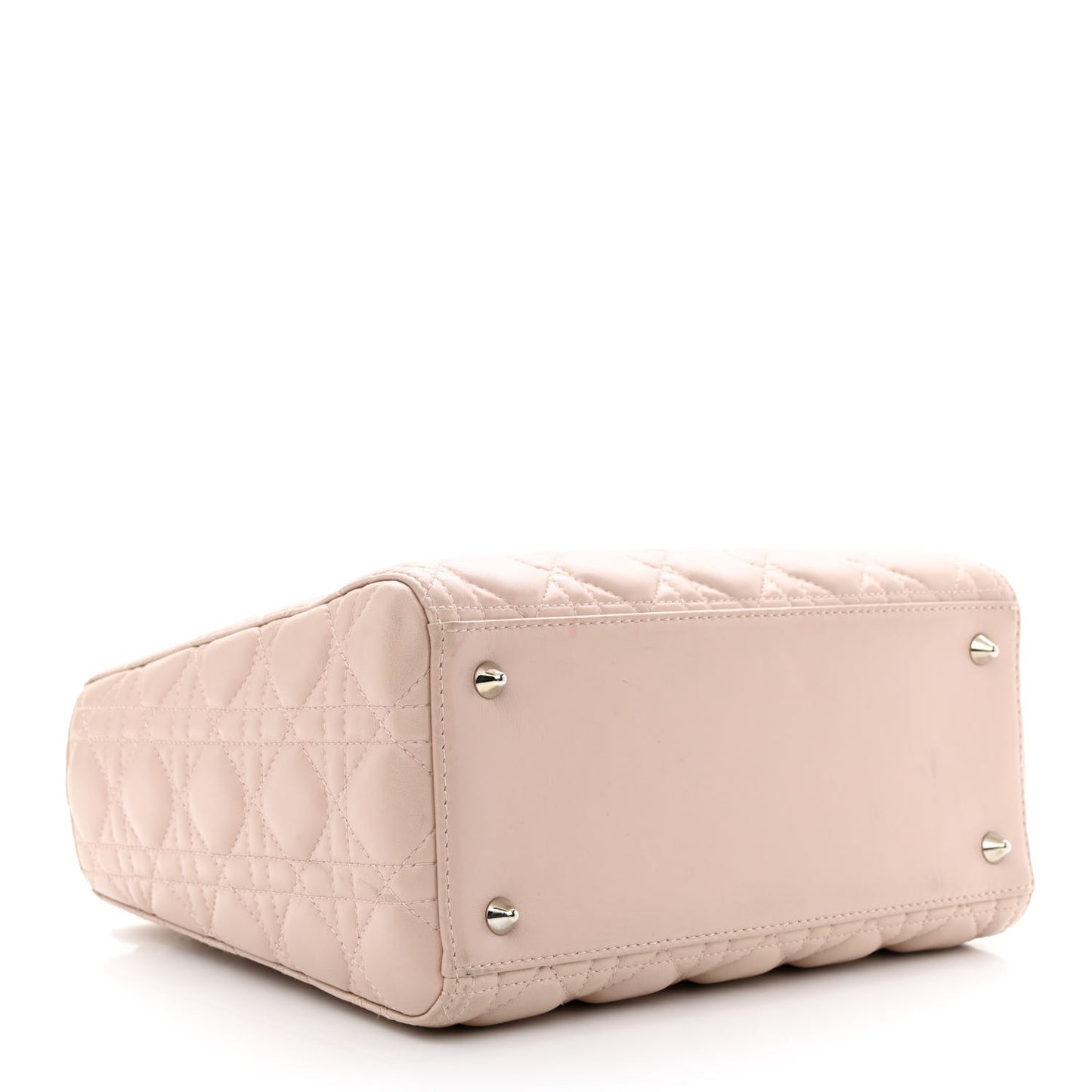 Lambskin Cannage Medium Lady Dior Light Pink