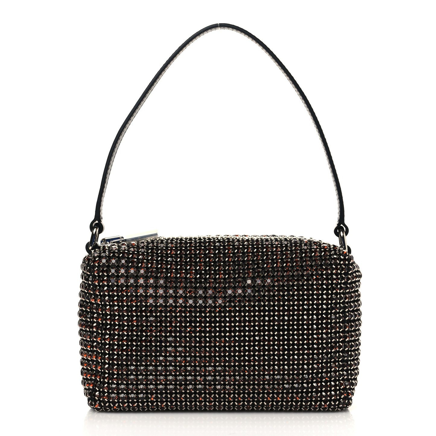 Mesh Crystal Rhinestone Mini Heiress Pouch Cola