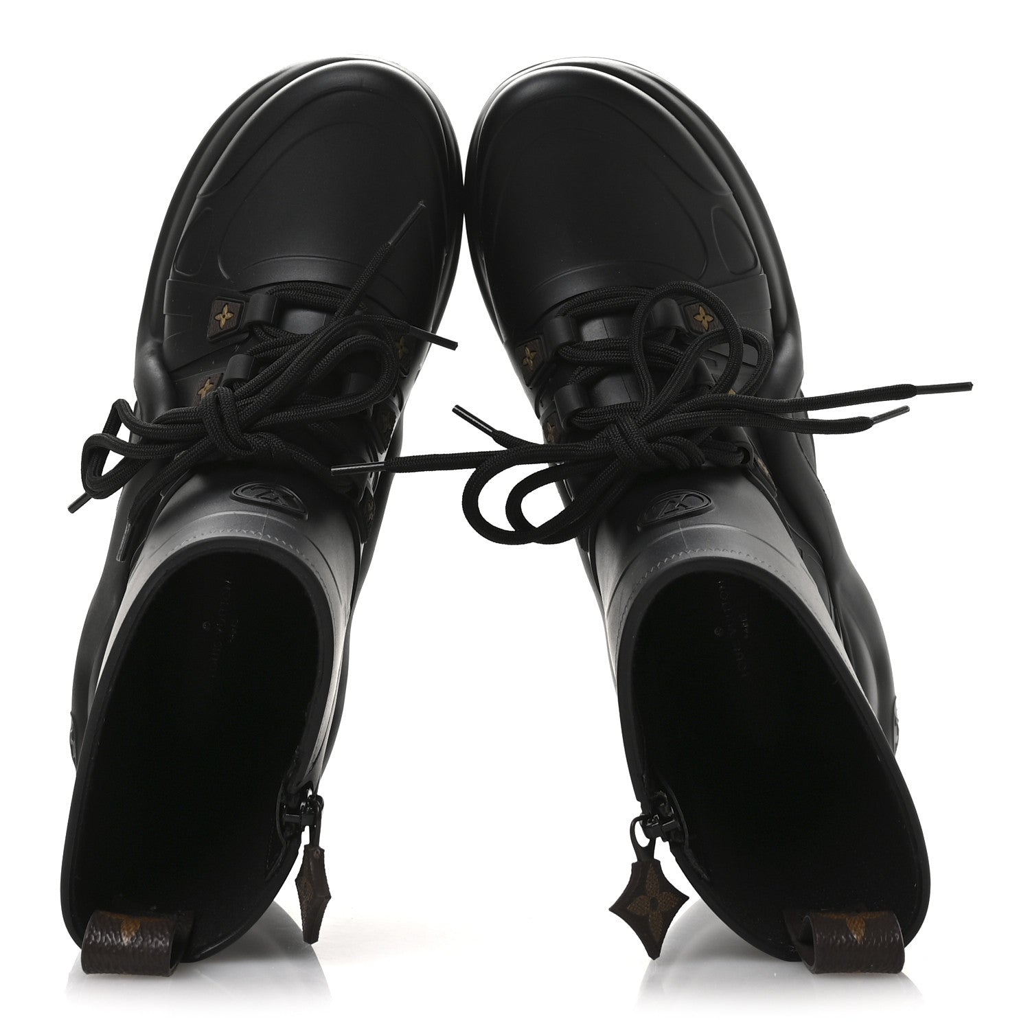 Louis Vuitton Mat Rubber Monogram LV Archlight Sneaker Boots 38 Black 2 of 9