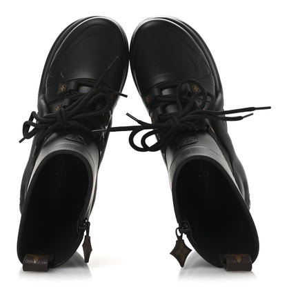 Louis Vuitton Mat Rubber Monogram LV Archlight Sneaker Boots 38 Black 2 of 9