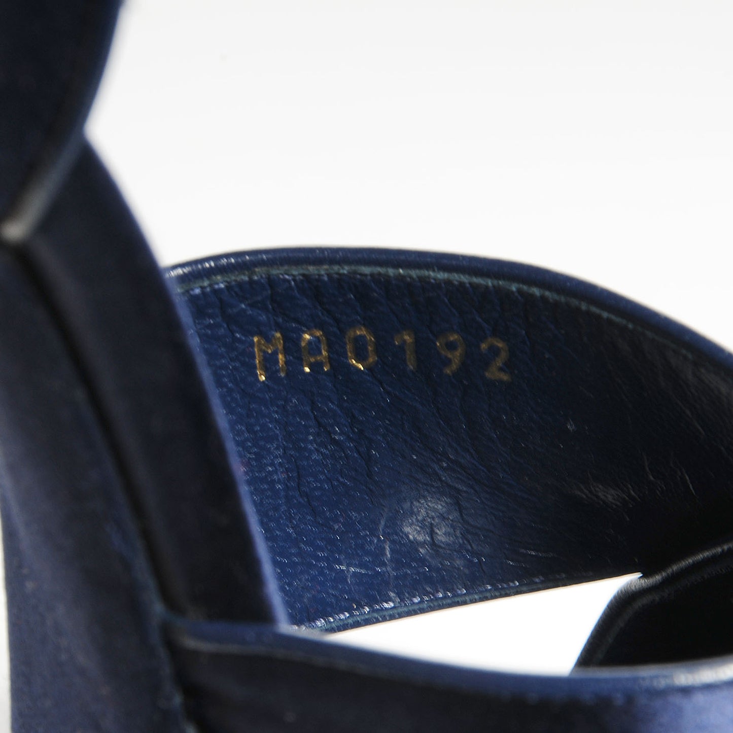 Satin Florida Platform Sandal Blue Yellow 38.5
