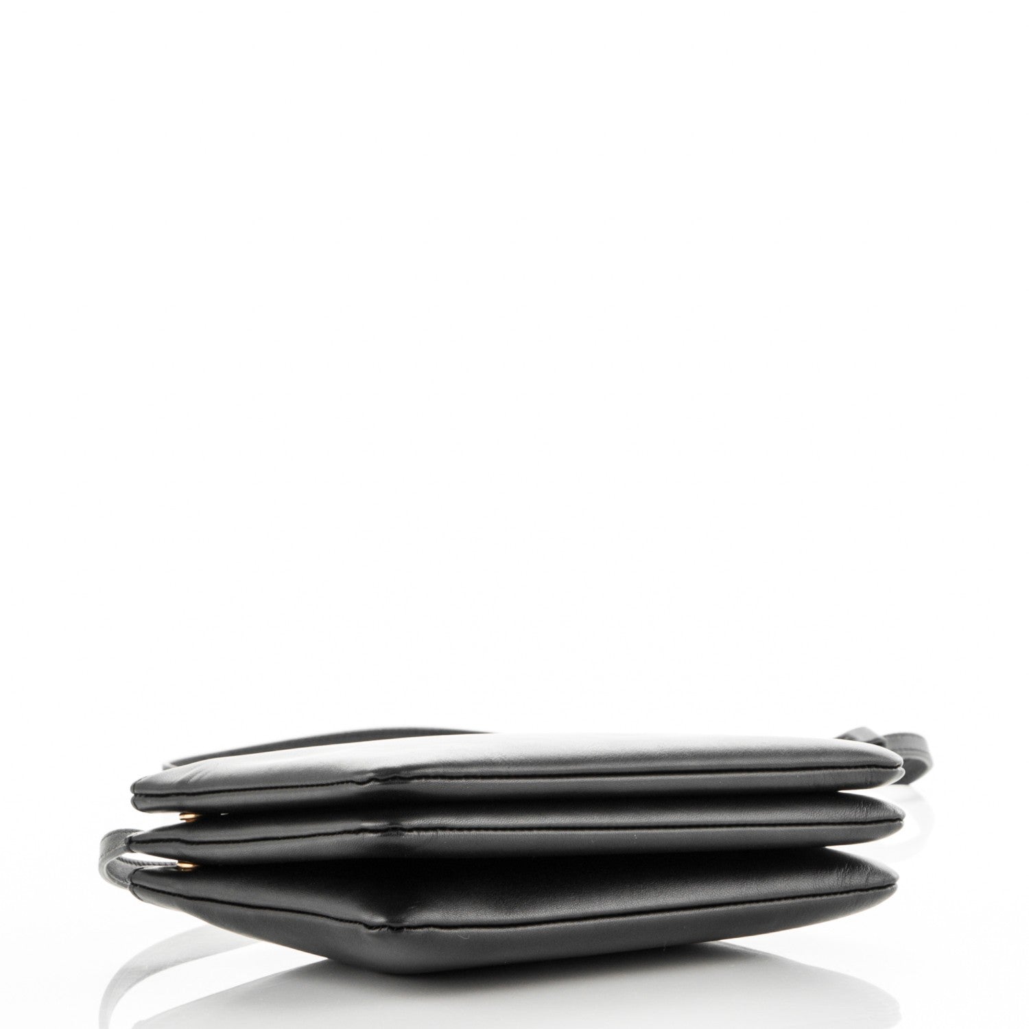 Celine Lambskin Small Trio Crossbody Bag Black 4 of 6
