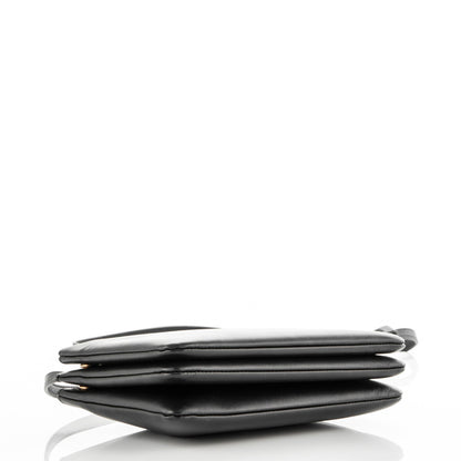 Celine Lambskin Small Trio Crossbody Bag Black 4 of 6