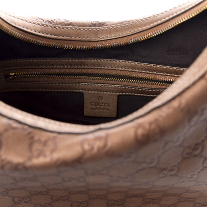 Gucci Guccissima Medium GG Twins Hobo Bronze 6 of 9