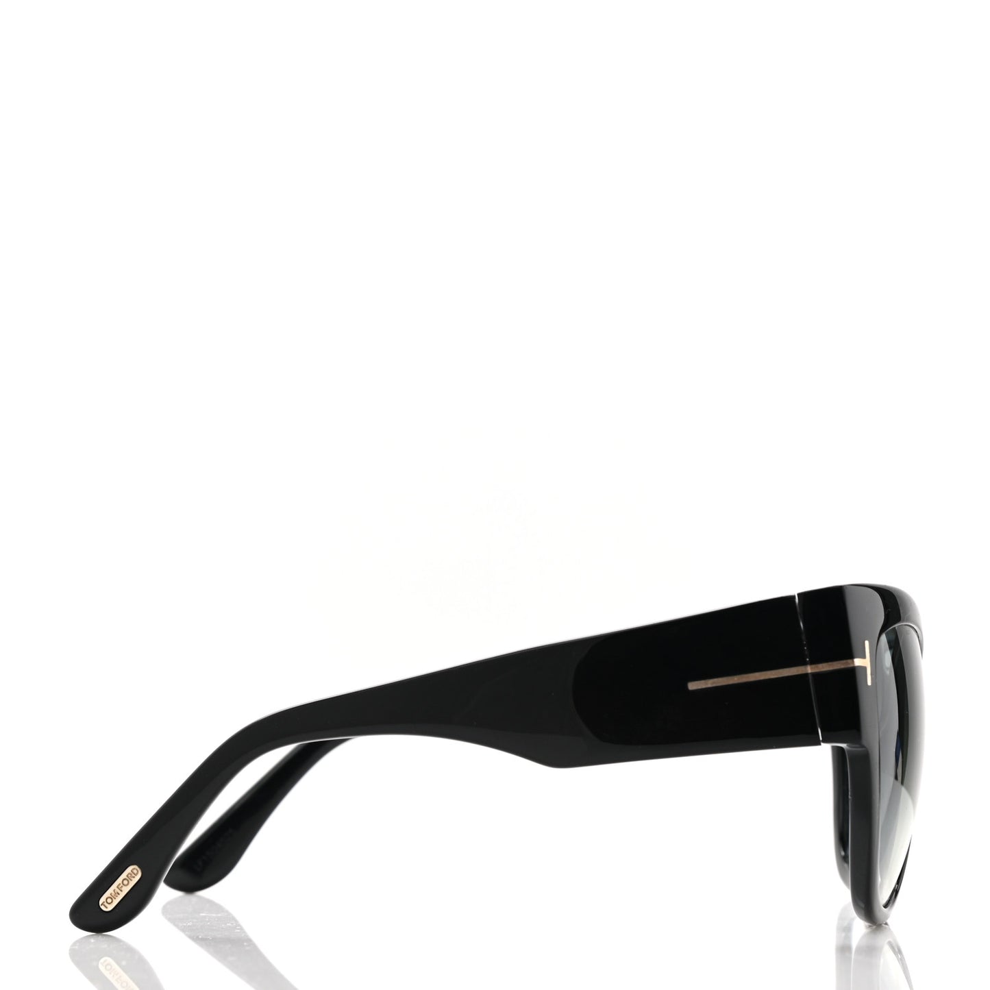 Acetate Anoushka Cat Eye Sunglasses TF371 Black