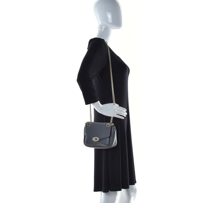 Mulberry Heavy Grained Calfskin Mini Darley Satchel Charcoal 3 of 10
