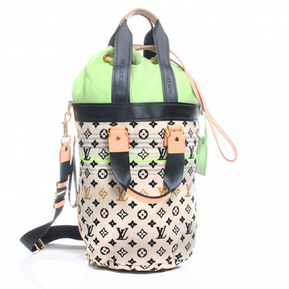 Louis Vuitton Fabric Jacquard Monogram Cheche Gypsy PM Vert 3 of 9