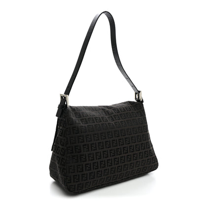 Fendi Zucchino Mama Baguette Black Moro 2 of 8