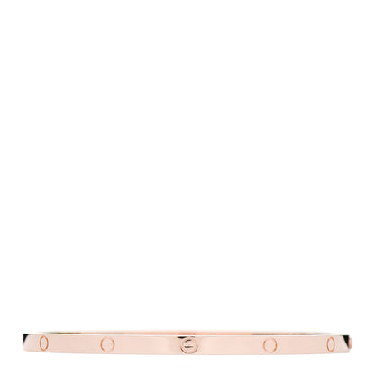 Cartier 18K Pink Gold Small LOVE Bracelet 18 1 of 3