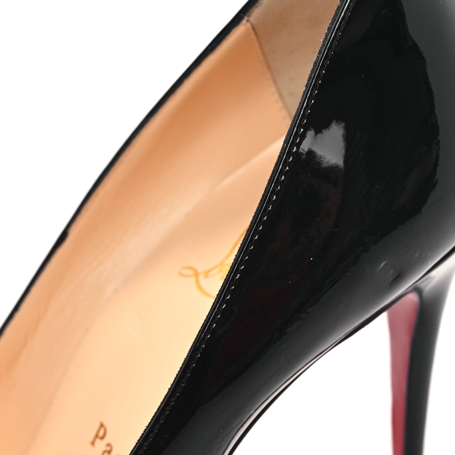 Christian Louboutin Patent So Kate 120 Pumps 38.5 Black 8 of 8