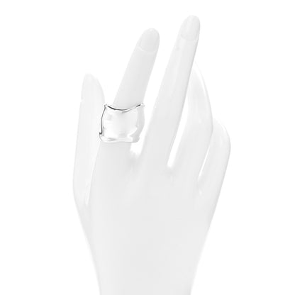 Tiffany Sterling Silver Elsa Peretti Bone Ring 54 7 2 of 5