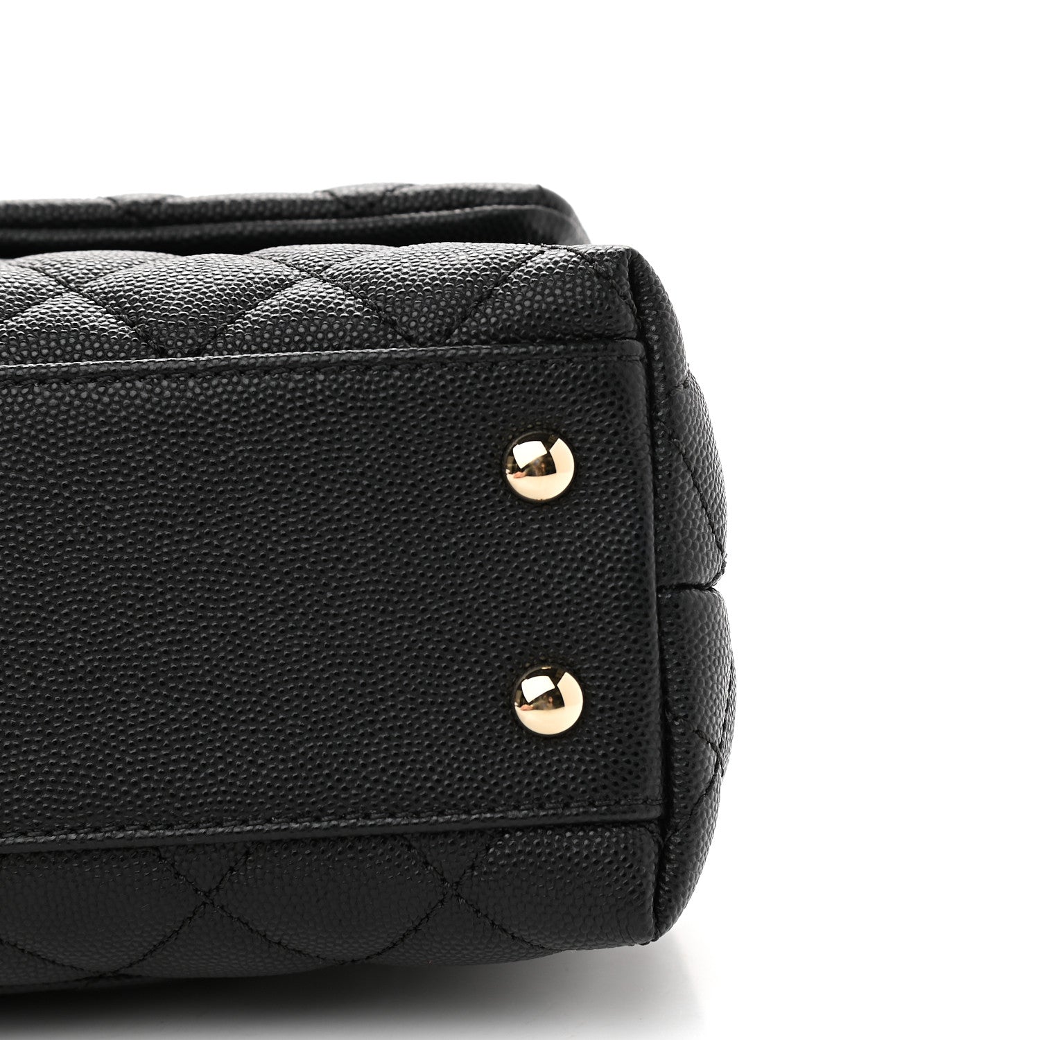 Chanel Caviar Quilted Mini Coco Handle Flap Black 9 of 9