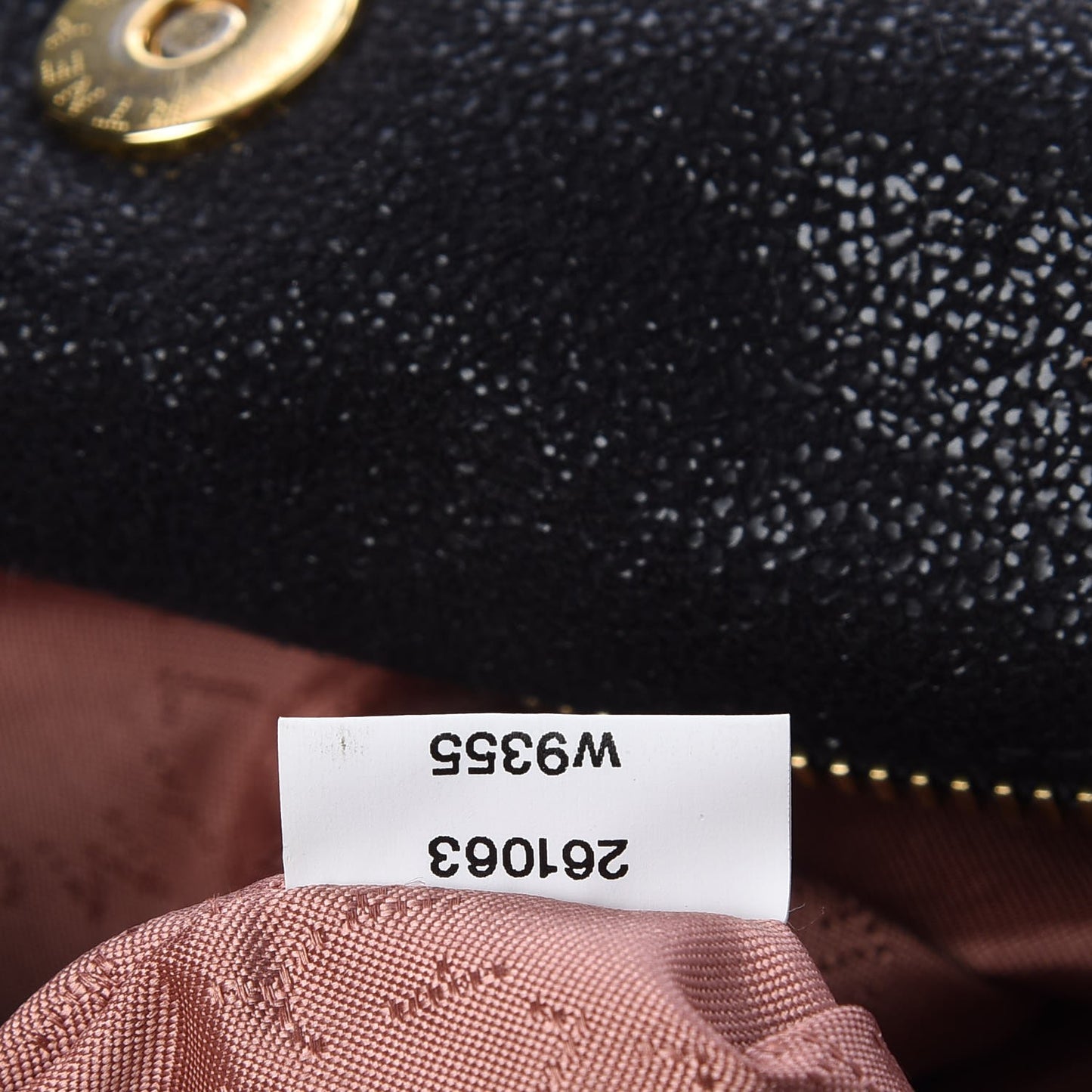 Shaggy Deer Small Falabella Tote Black