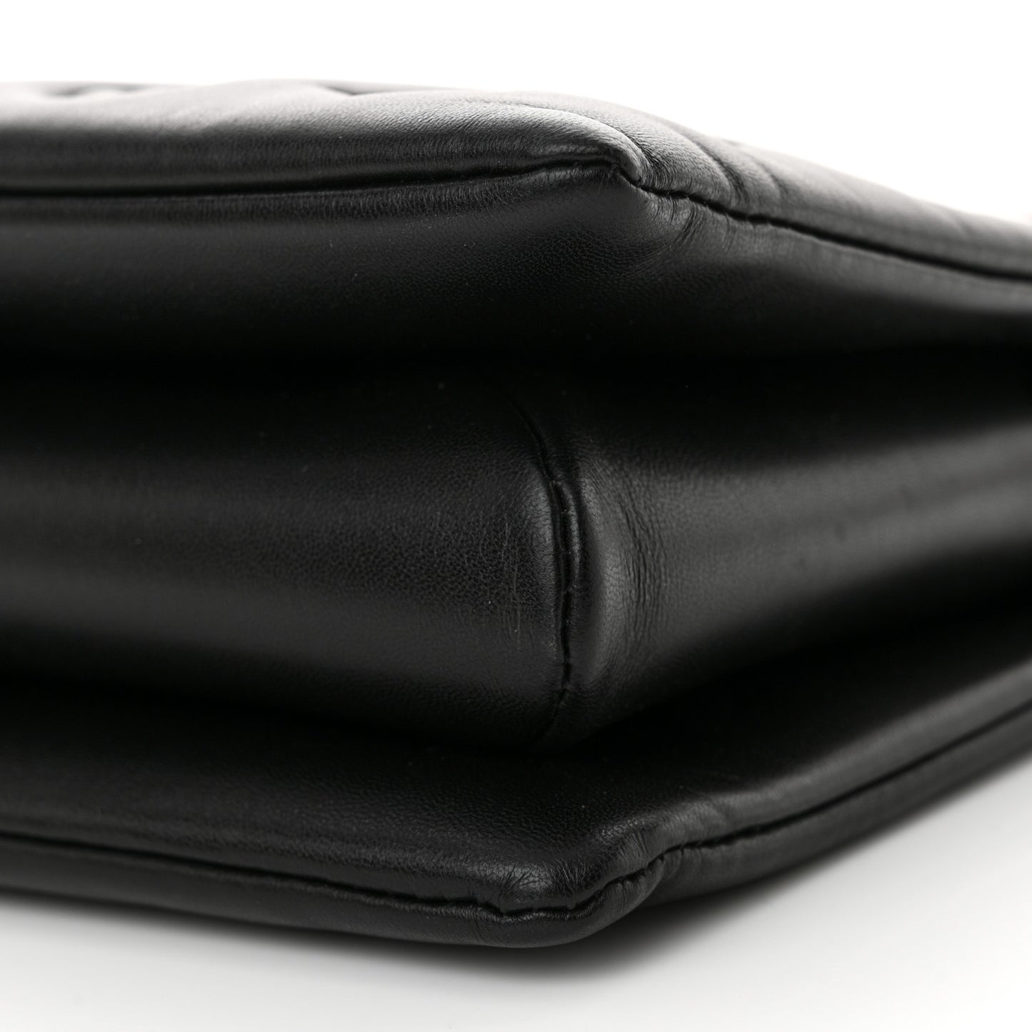 Lambskin Embossed Monogram LV Ski Coussin PM Black Multicolor