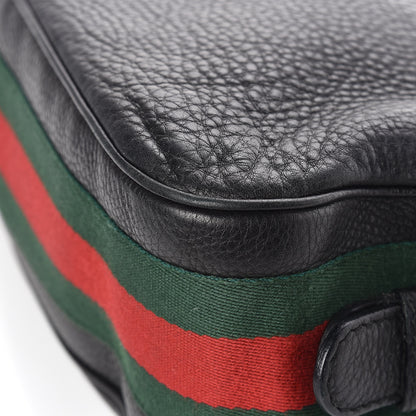 Gucci Calfskin Large Horsebit Web Hobo Black 13 of 13