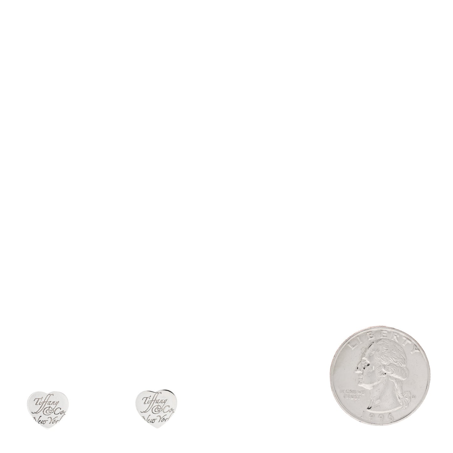 Sterling Silver Notes Heart Tag Earrings