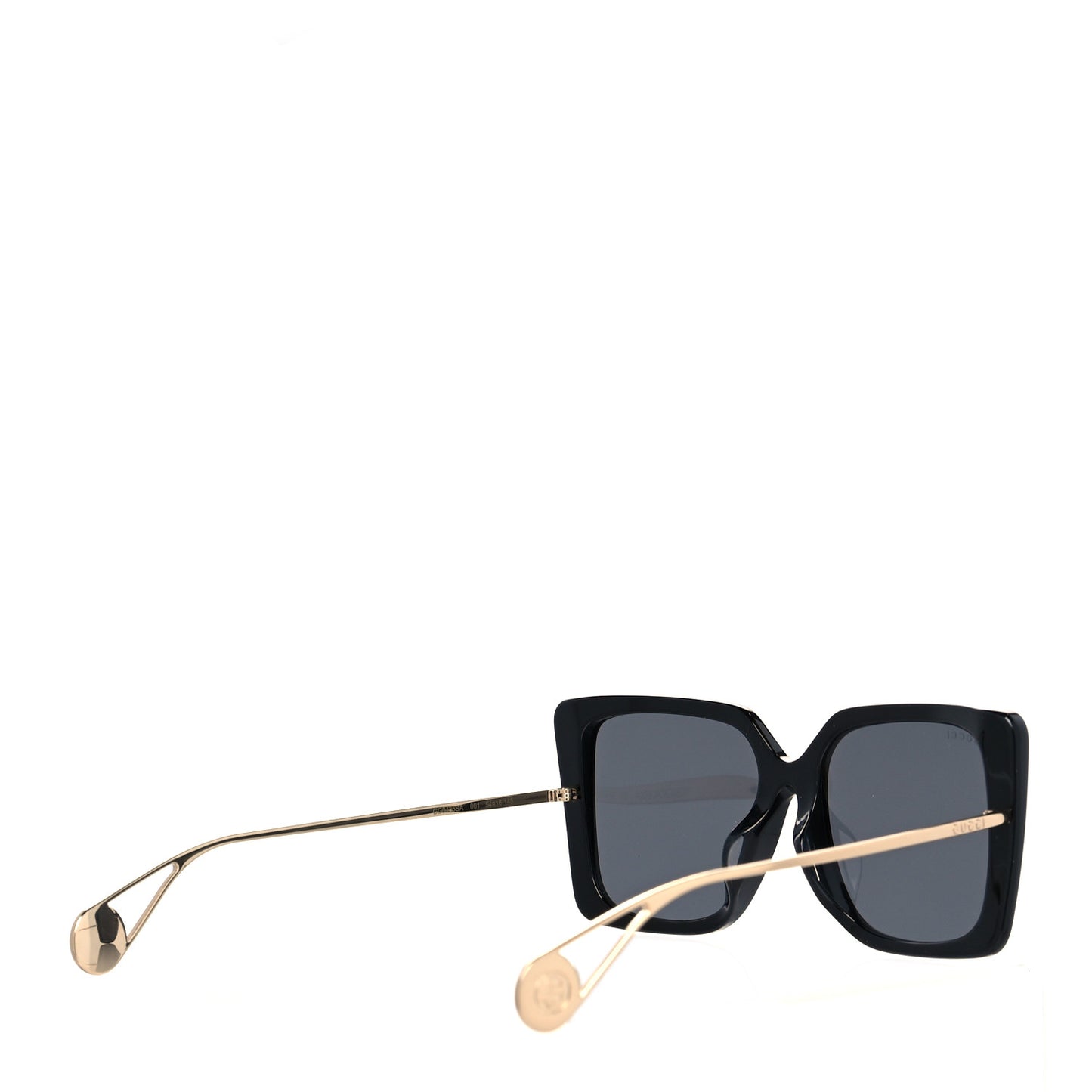 Acetate Oversize Square Frame GG0435S Sunglasses Black
