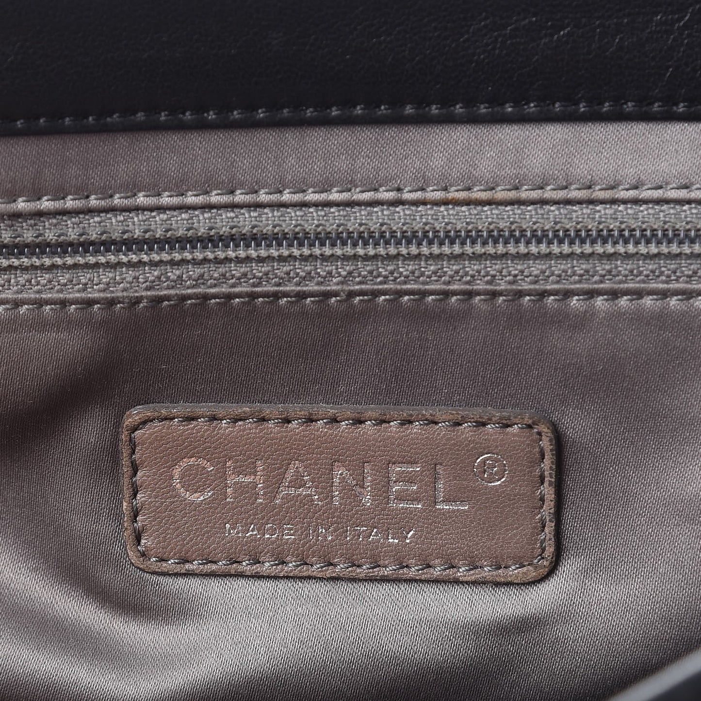 Lambskin Jumbo Coco Rain Flap Black