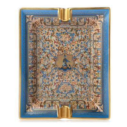 Hermes Porcelain Les Jardins D'Armenie Ashtray 1 of 7