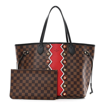 Louis Vuitton Damier Ebene Karakoram Neverfull MM 1 of 11