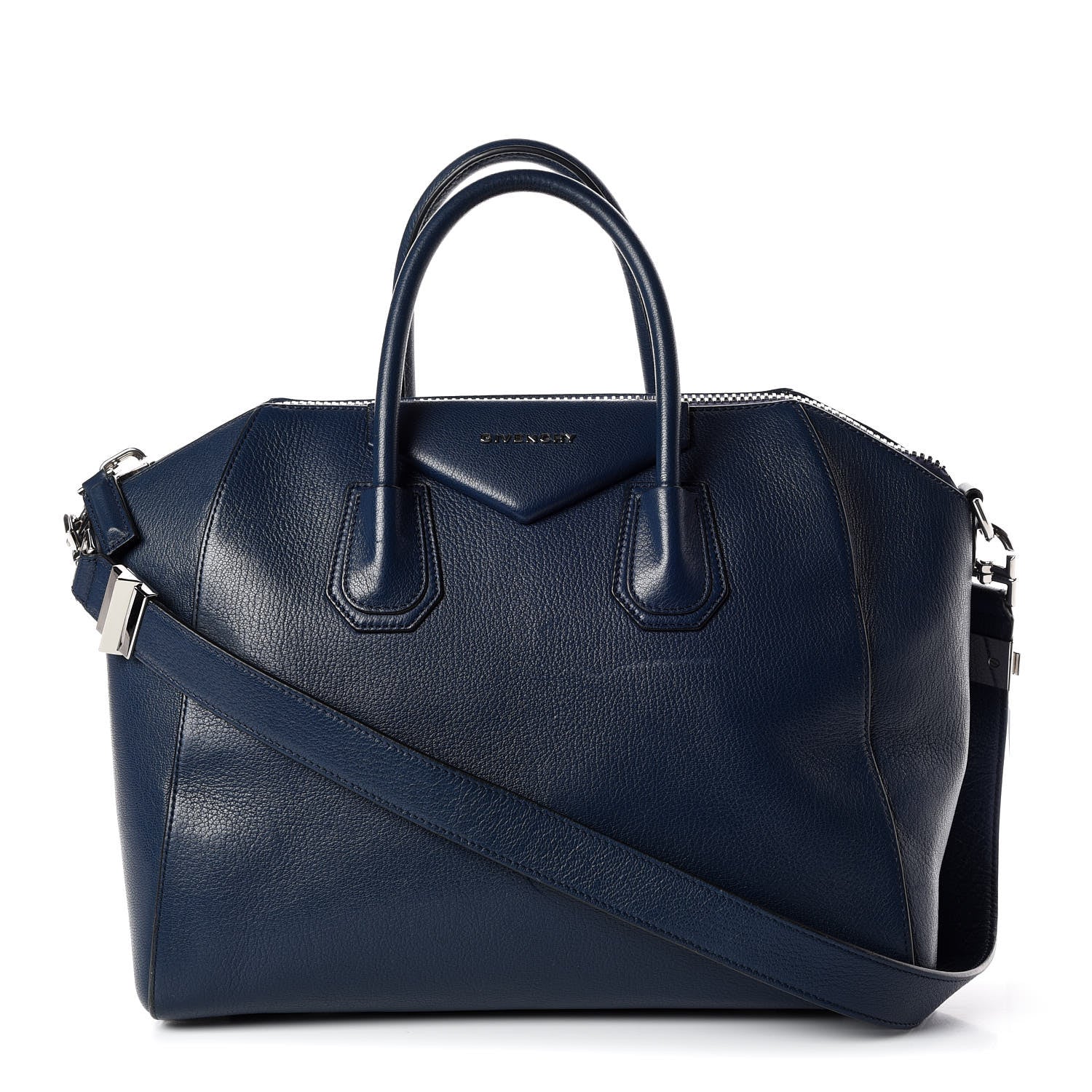Givenchy Sugar Goatskin Medium Antigona Deep Blue 1 of 10