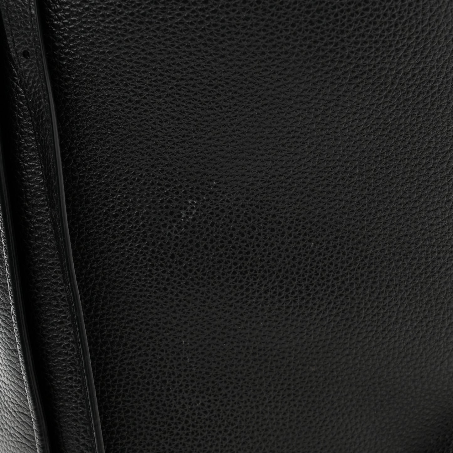 Calfskin Logo Embossed Small Tool 2.0 North-South Tote Black