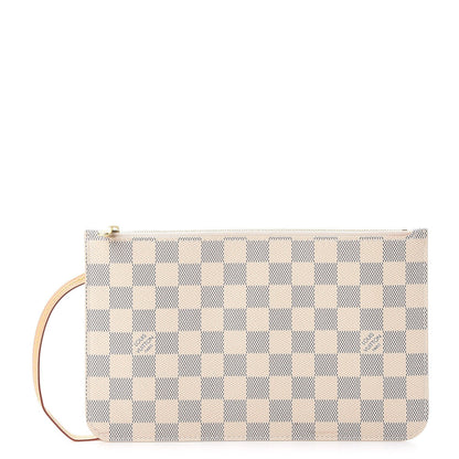 Louis Vuitton Damier Azur Neverfull MM GM Pochette 1 of 9