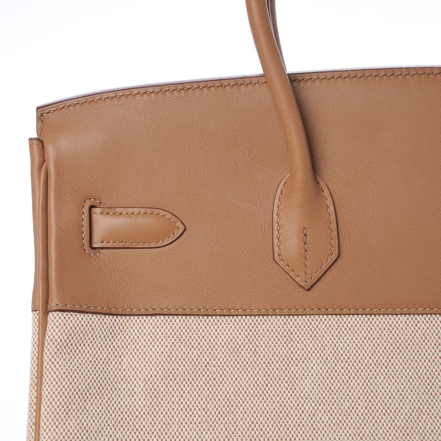 Swift Toile Birkin 35 Biscuit