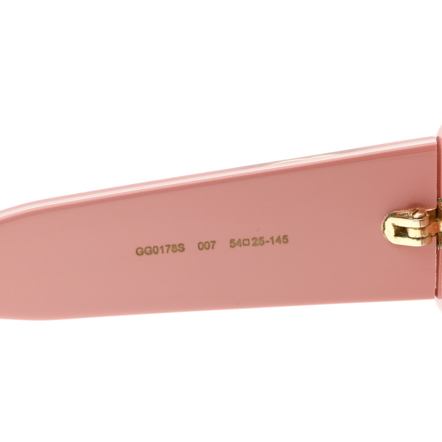 Square Frame GG0178S Sunglasses Rose Brown