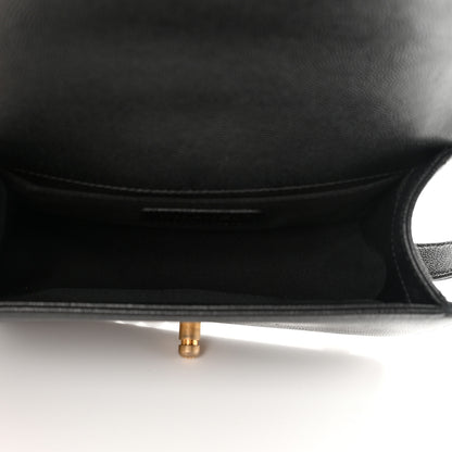 Chanel Caviar Quilted Small Boy Flap Black 5 of 13