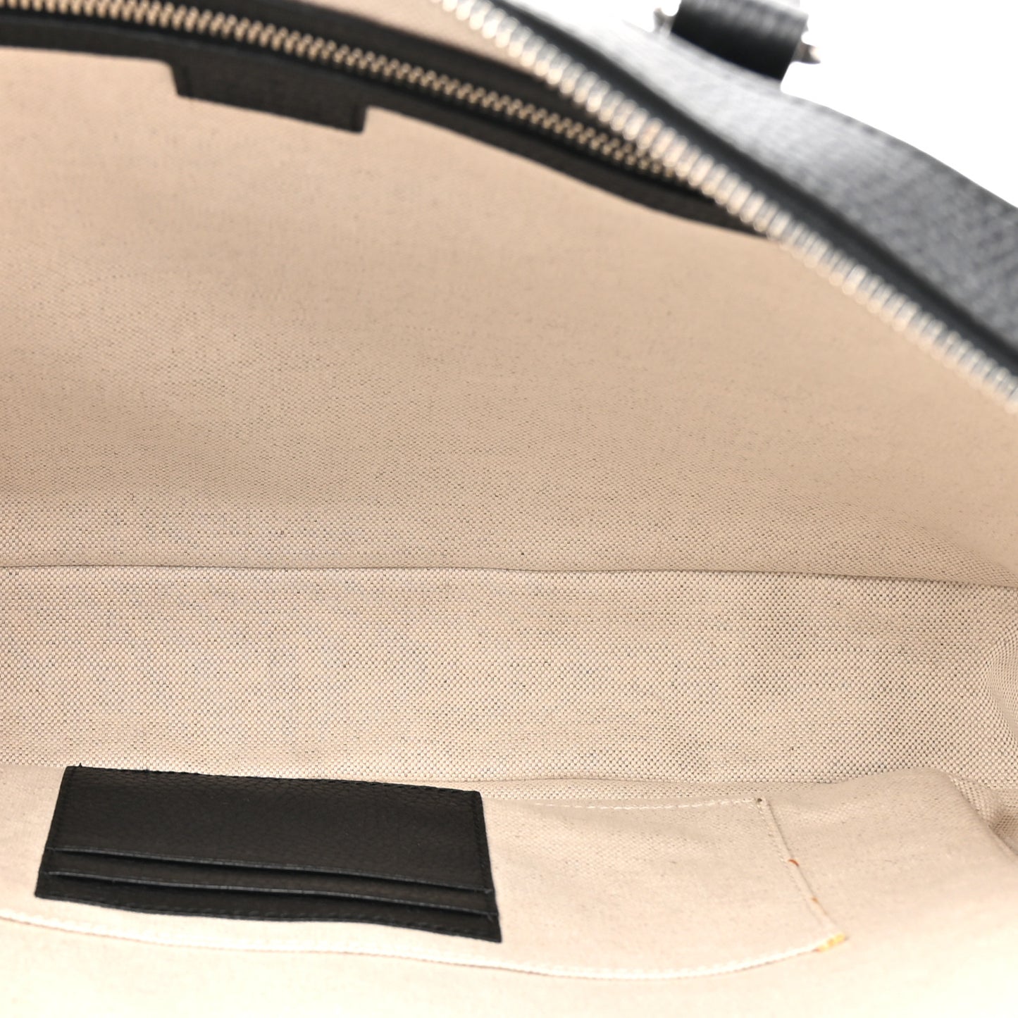 Piuma Calfskin Jumbo GG Embossed Briefcase Black