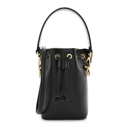 Fendi Vitello Liberty Lucido F is Fendi Mini Mon Tresor Bucket Bag Black 1 of 11