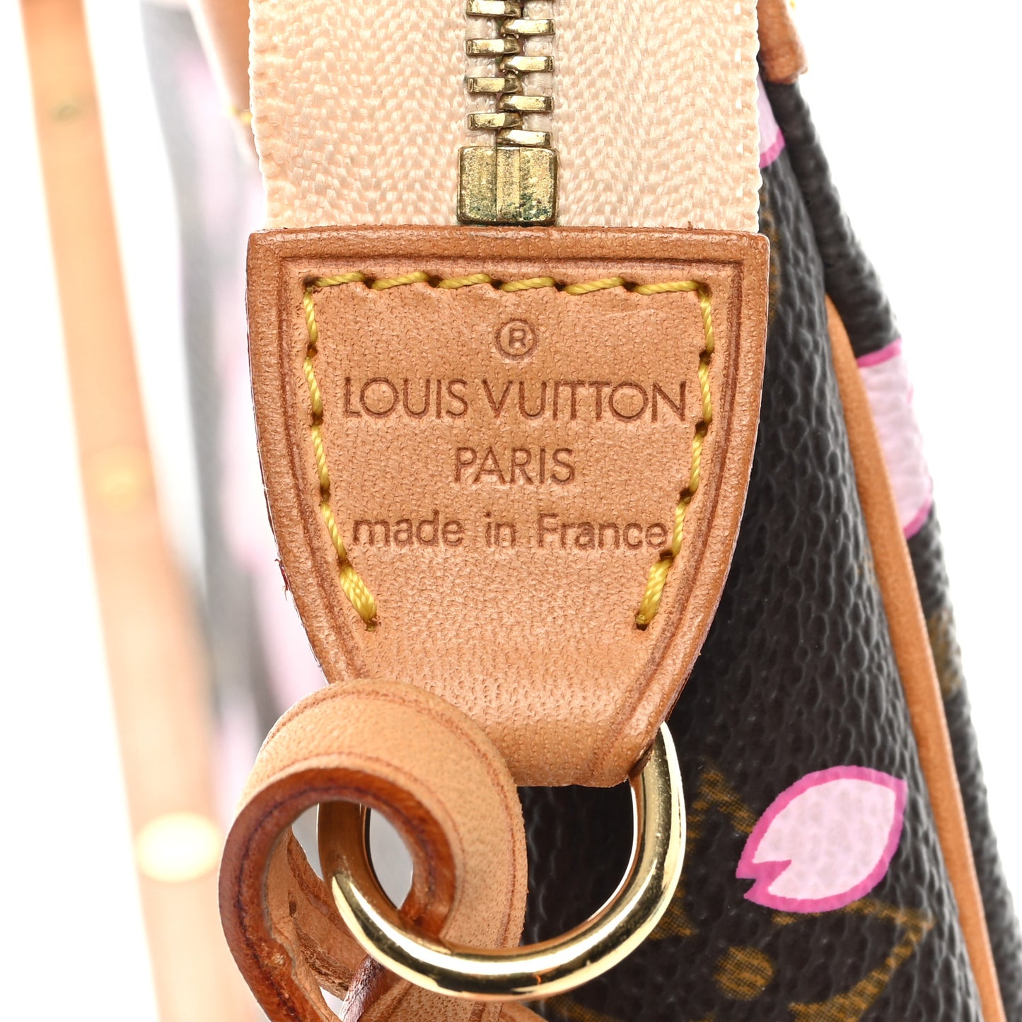 Monogram Cherry Blossom Pochette Accessories Brown