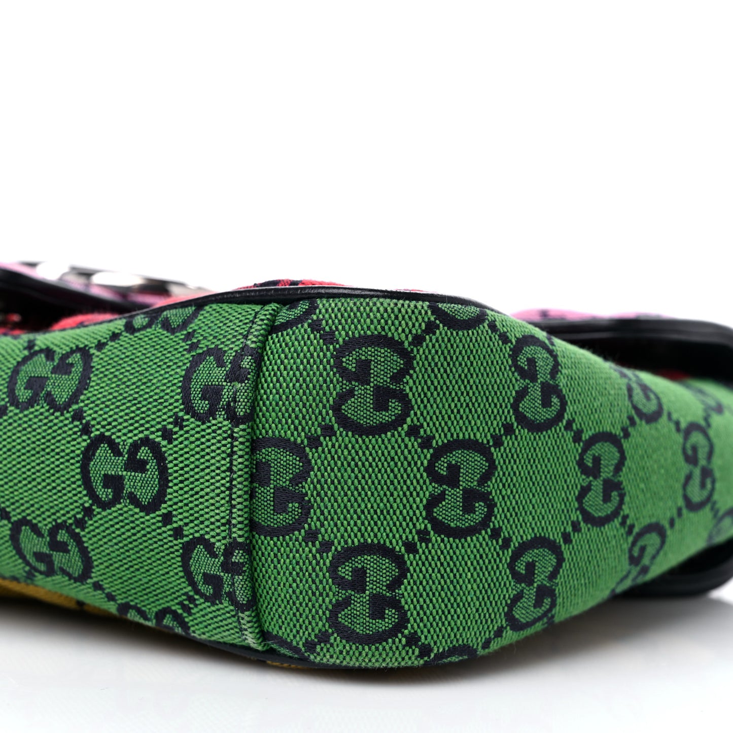 Monogram Multicolor Matelasse Diagonal Small GG Marmont Shoulder Bag Pink Blue Red Yellow Green