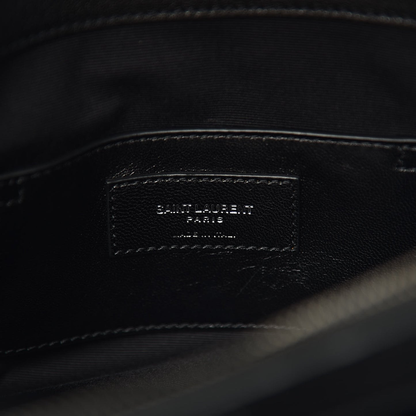 Calfskin Mixed Matelasse Triquilt Large Monogram Satchel Black