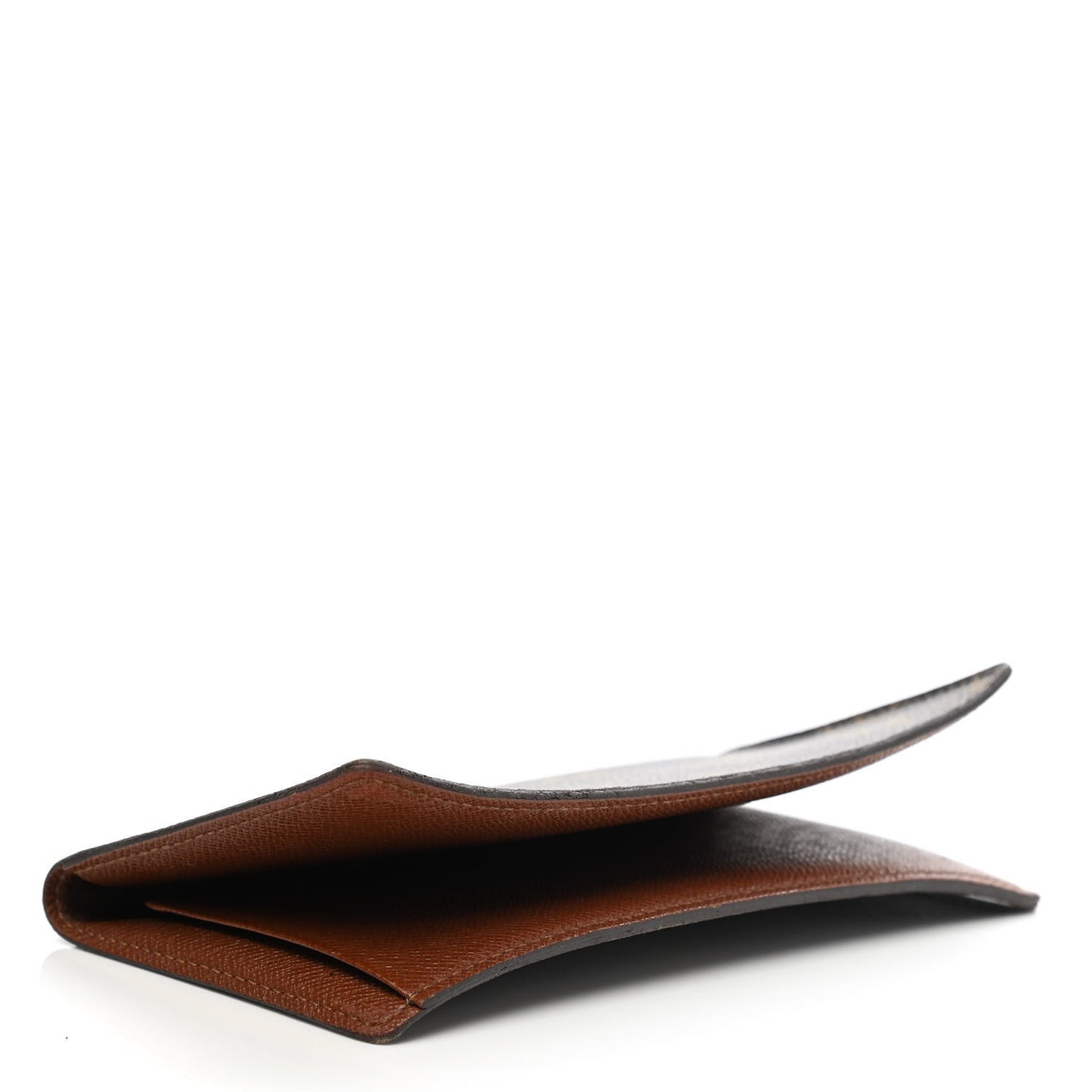 Monogram Simple Checkbook Holder Wallet Cover