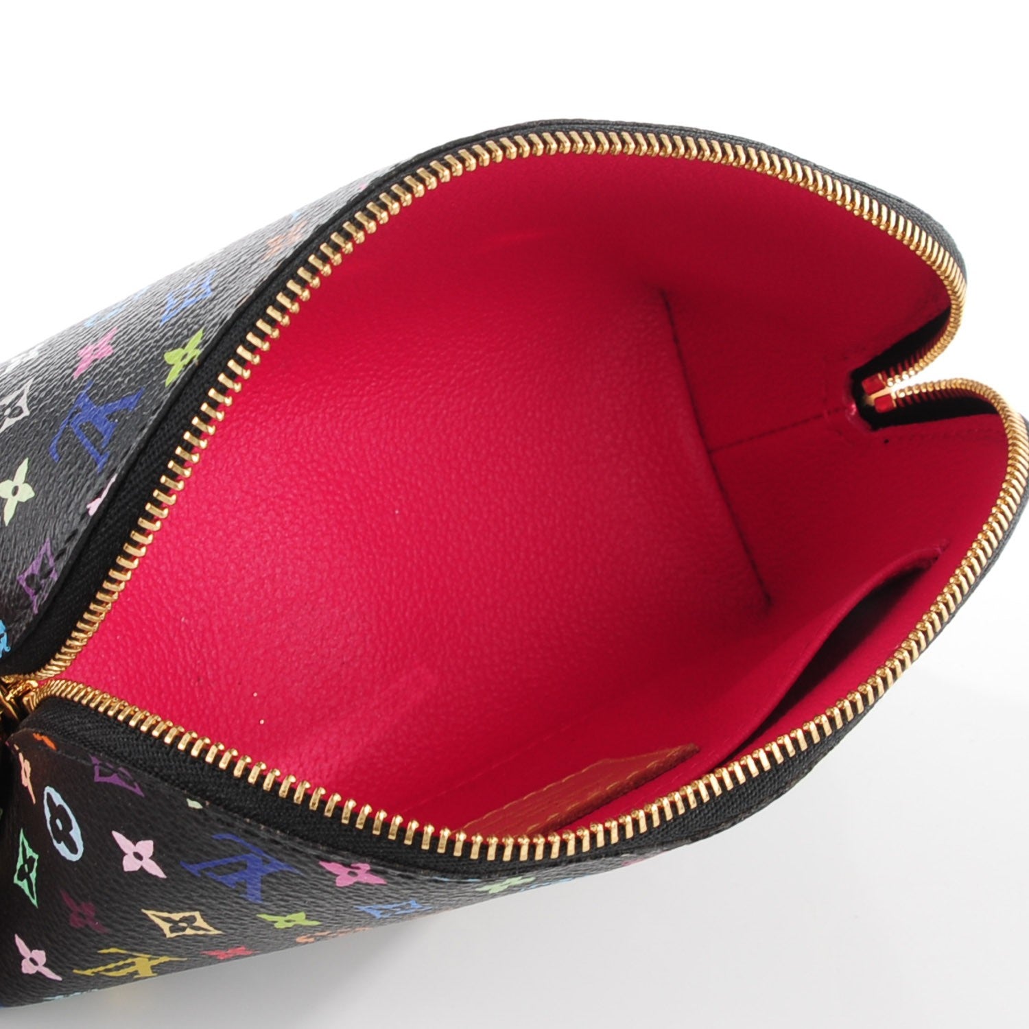 Louis Vuitton Monogram Multicolor Cosmetic Pouch Black Grenade 5 of 7