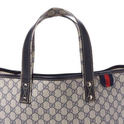 Gucci GG Plus Monogram Medium Signature Web Loop Tote Navy 7 of 10