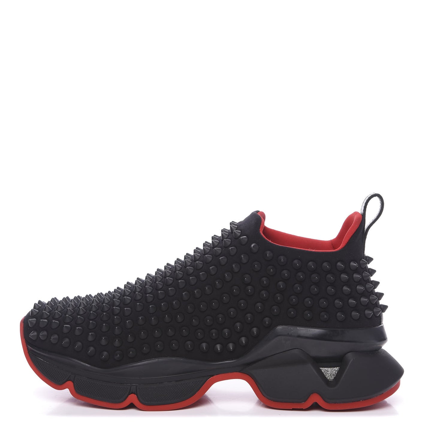 Neoprene Spike Sock Donna Flat Sneakers 37 Black