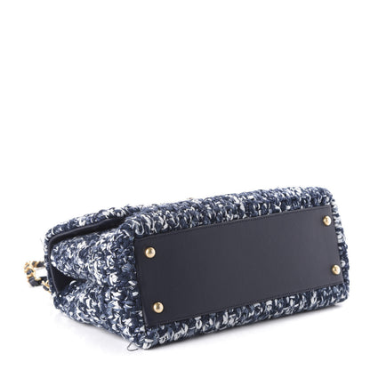 Chanel Crochet Small Coco Handle Flap Blue 4 of 11