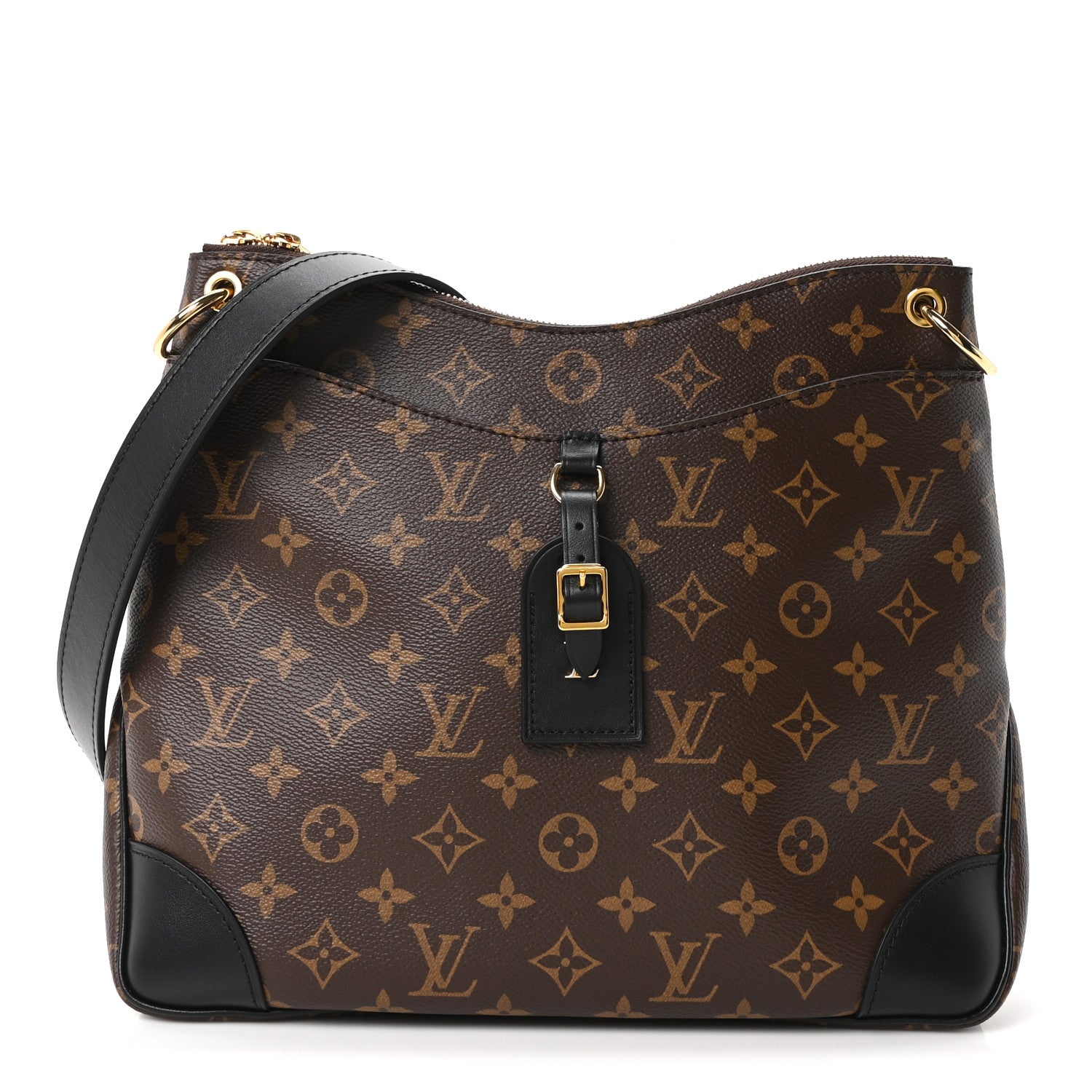 Louis Vuitton Monogram Odeon MM Black 1 of 9