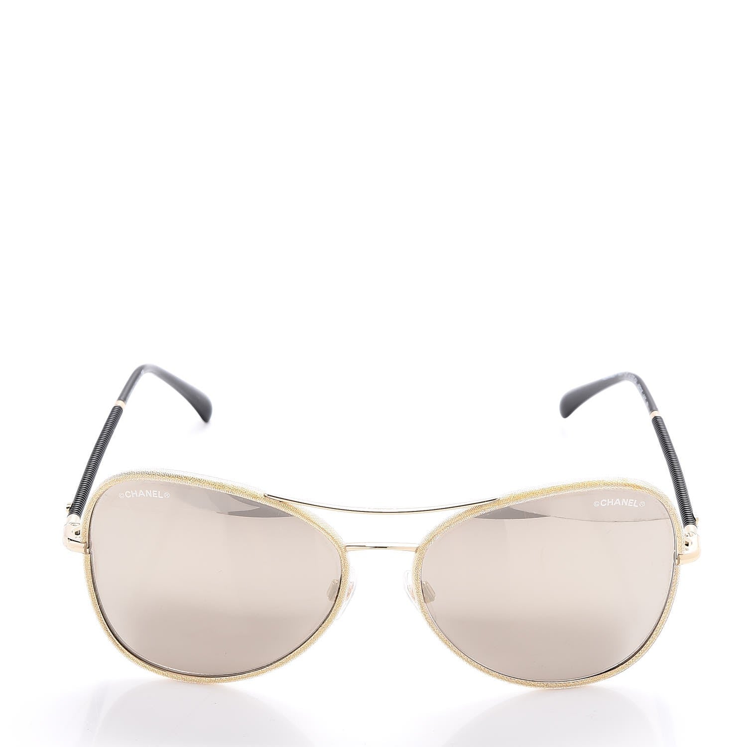 Chanel Pilot Fall Sunglasses 4227 Gold 4 of 7