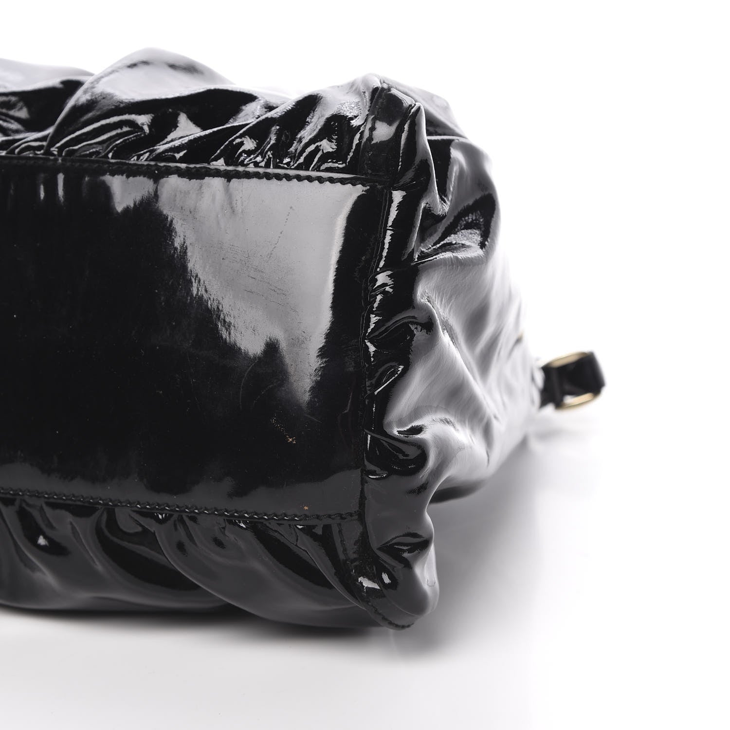 Gucci Patent Large D Ring Hobo Black 10 of 12