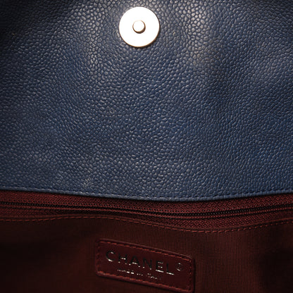 Chanel Caviar Quilted French Riviera Hobo Blue 17 of 17