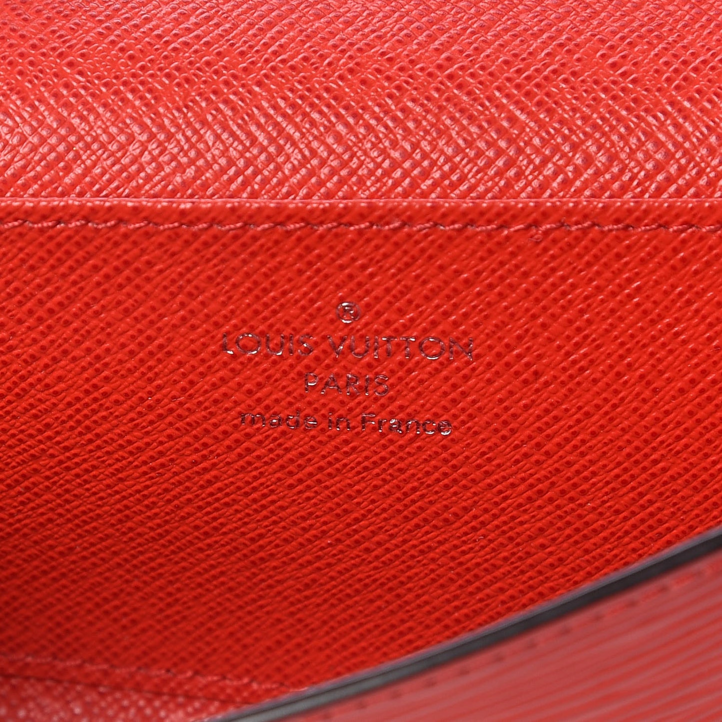 Epi Key Pouch Coquelicot