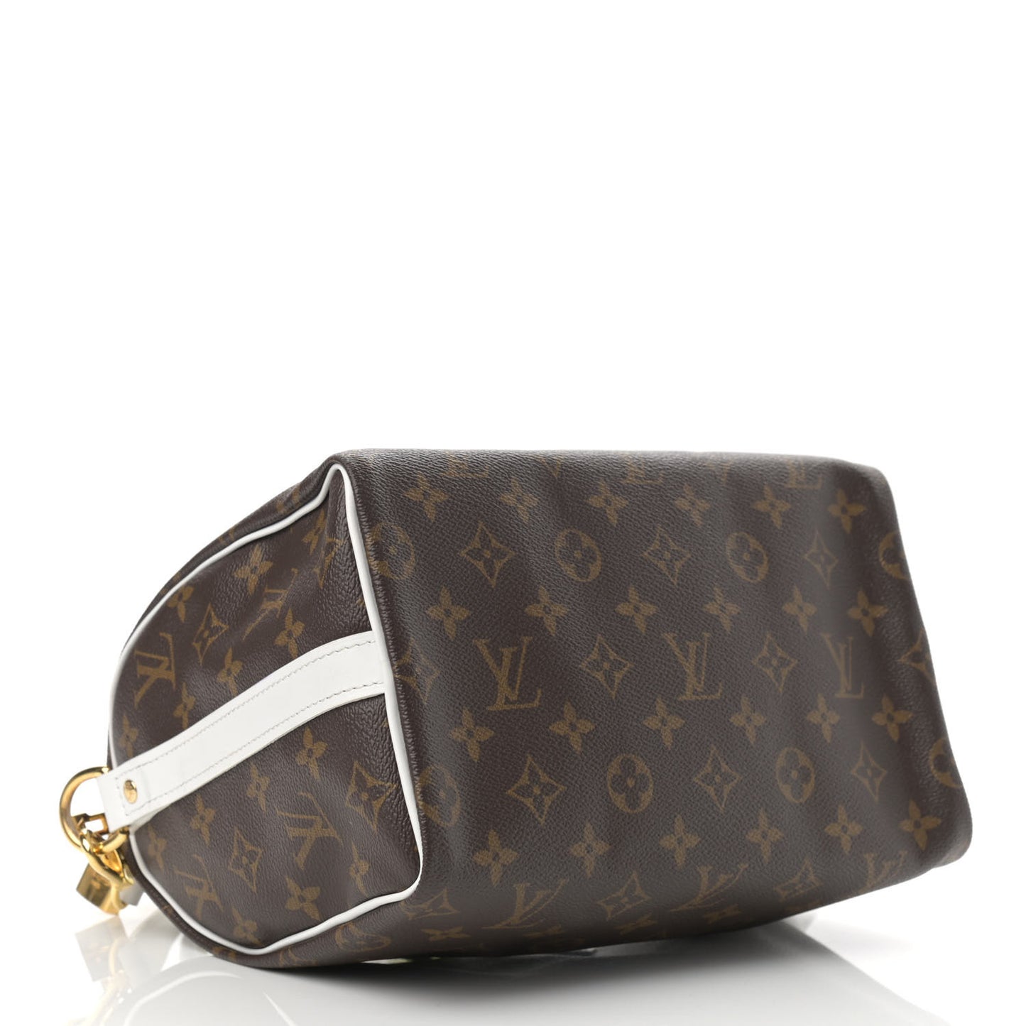 Monogram LV Match Speedy Bandouliere 25 White