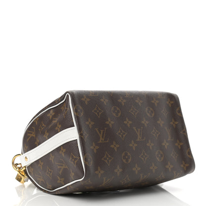 Louis Vuitton Monogram LV Match Speedy Bandouliere 25 White 4 of 13