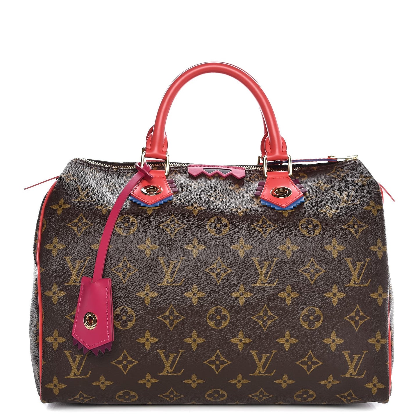 Monogram Totem Speedy 30 Flamingo